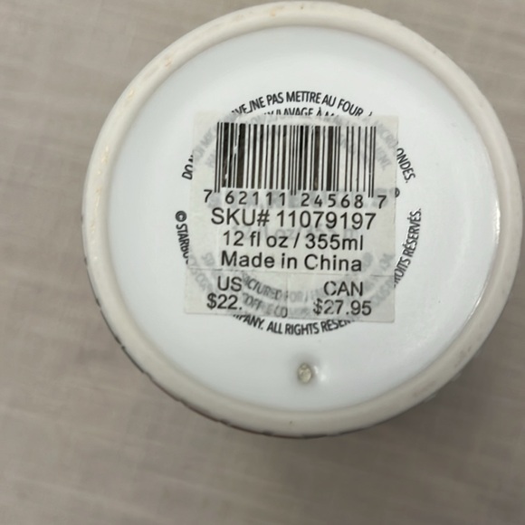 NWT Starbucks 12oz travel mug - Picture 4 of 4